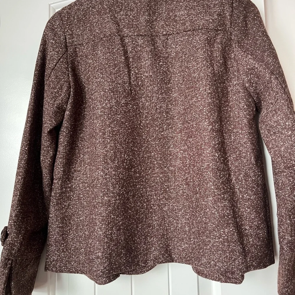Brown Trendology Button Jacket (Small) - Picture 4 of 9